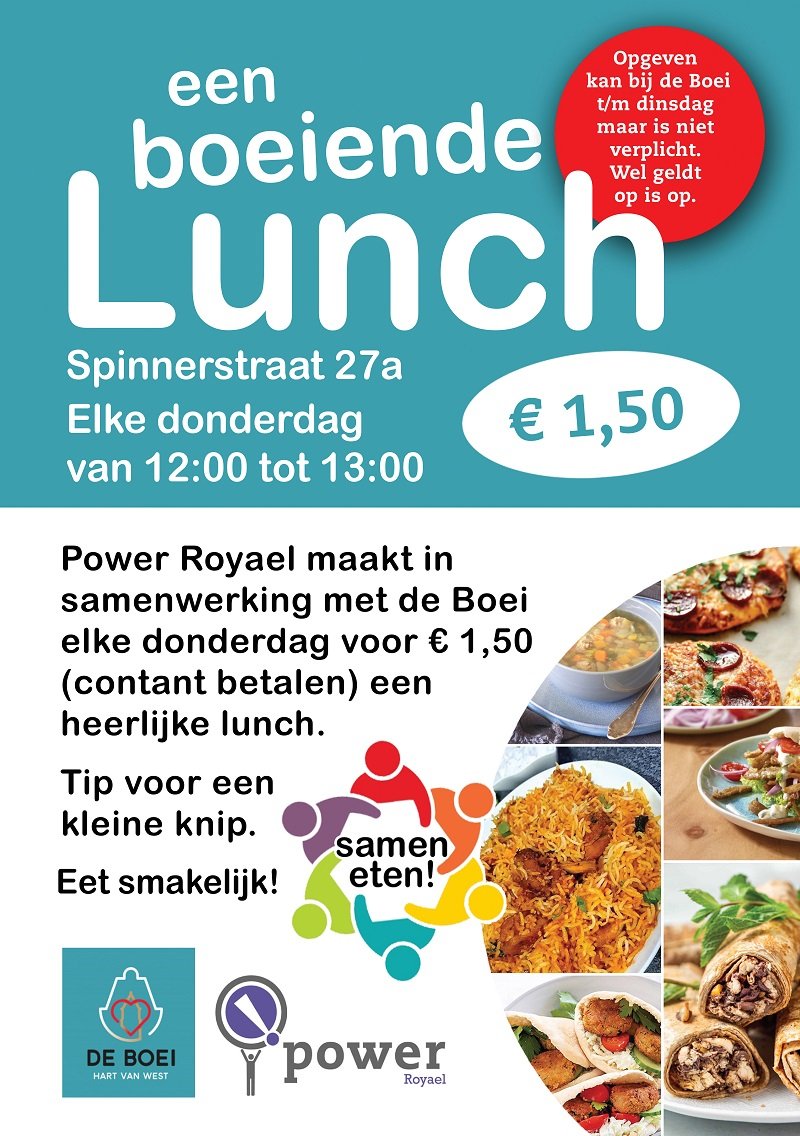 Flyer Boeiende lunch