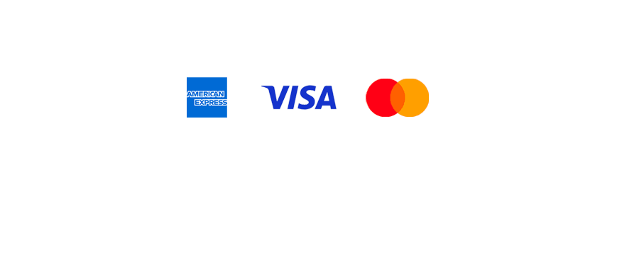 logo's American Express, Visa en Mastercard
