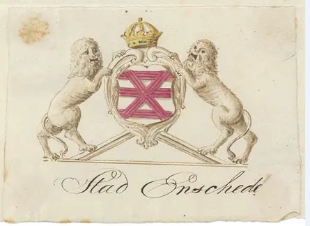 Geschiedenis stadswapen gemeente Enschede 1815