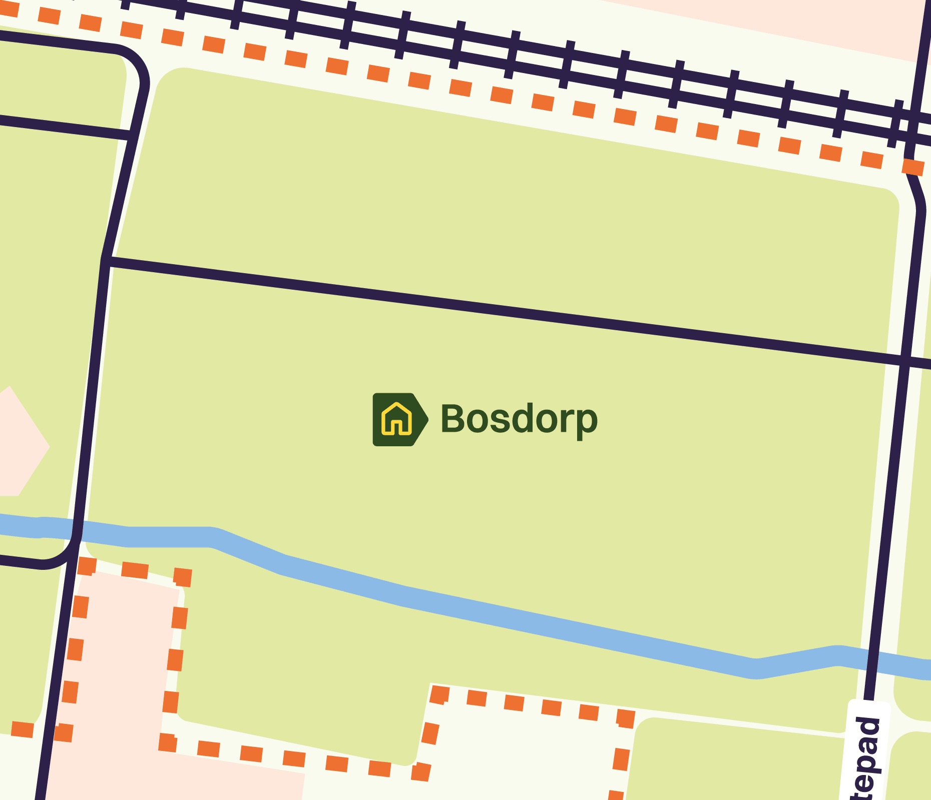 Buurt Bosdorp in de nieuwe wijk Eschmarkerveld.