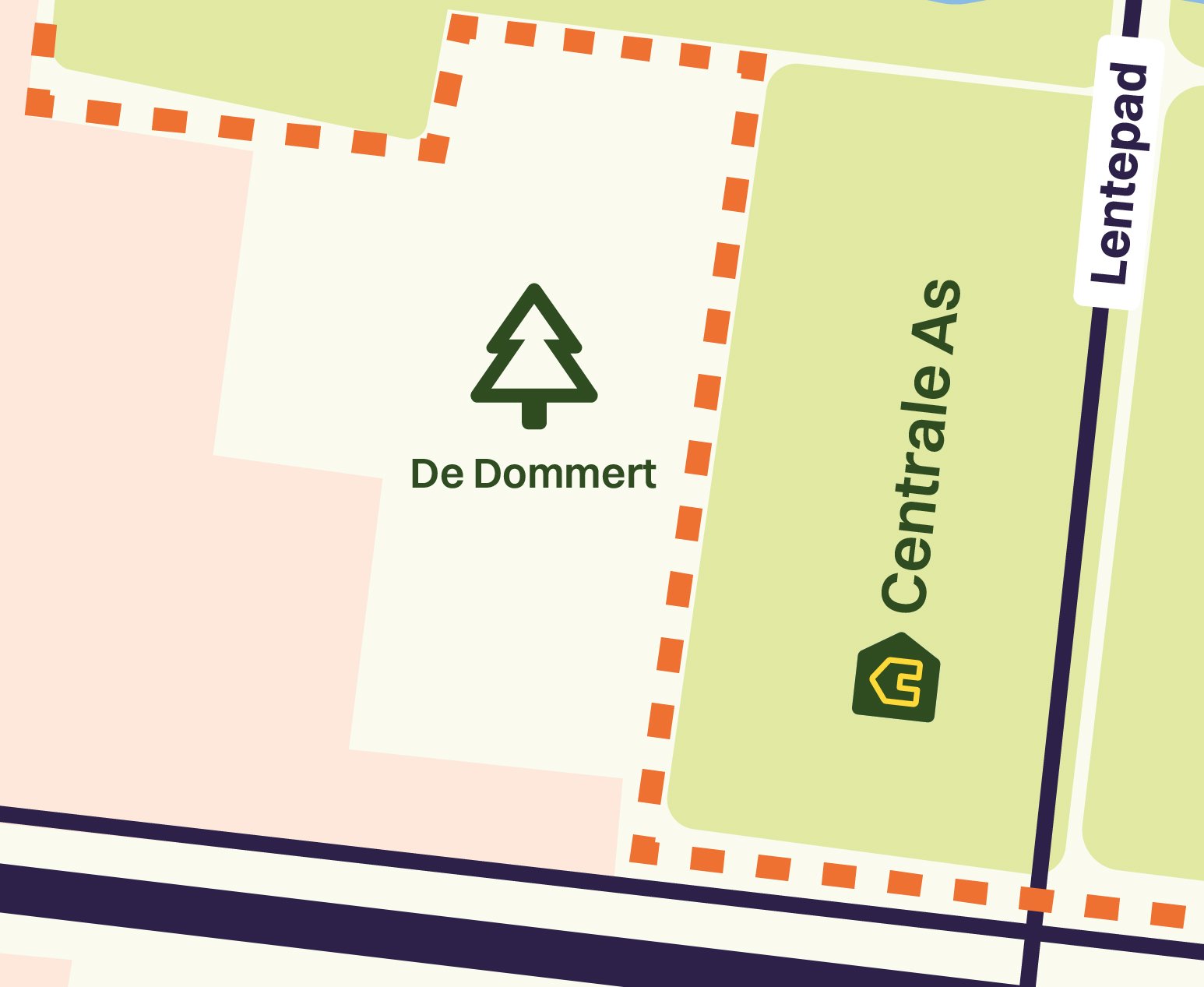 Buurt Centrale As in de nieuwe wijk Eschmarkerveld.